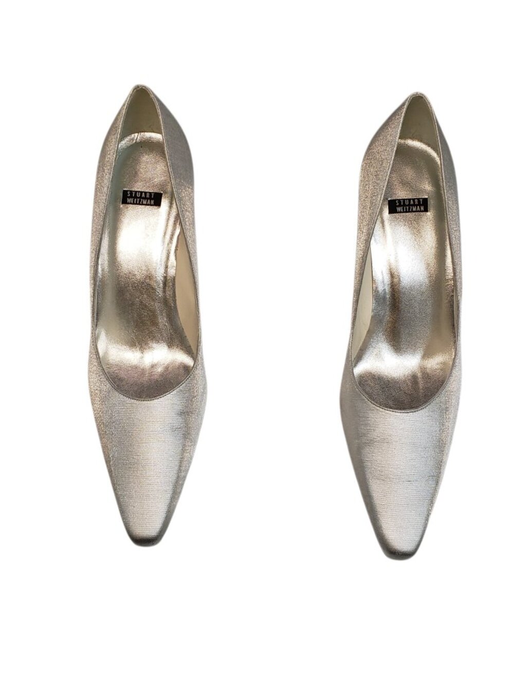 Stuart Weitzman Women's Shoes Color Silver Size 10.5 B